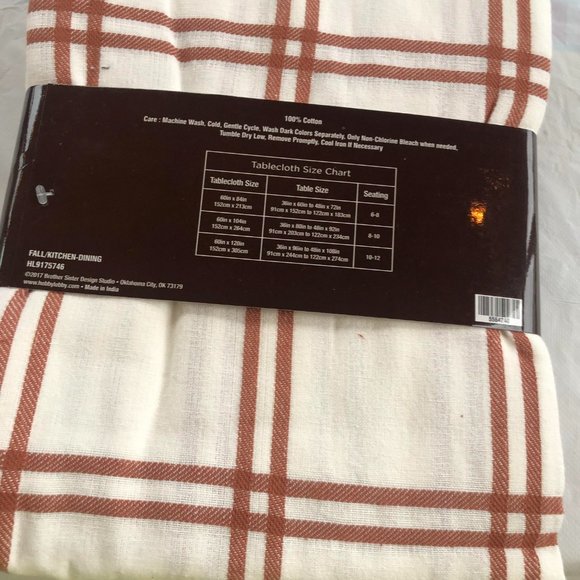 NEW FALL TABLECLOTH Robert Stanley 60x104 - Picture 12 of 12